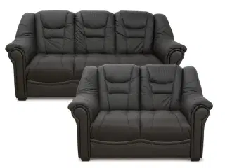 2 + 3 personers lædersofa