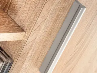Skabssæt med tv-skab og LED-lys sonoma-eg