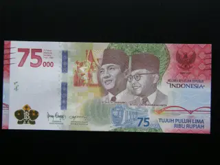 Indonesien 75000 Rupiah 2020 Unc.