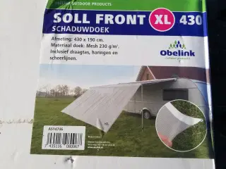 Solafskærmning “Sol Front XL Deluxe 430” frontvæg