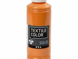Textile Solid - Dækkende Orange Tekstilmaling 250ml