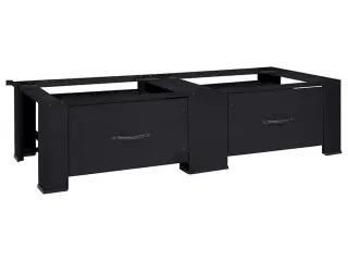 Vaskemaskine Pedestal 2 stk Sort 64 x 55 x 32.5 cm Stål