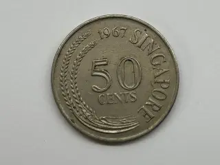 50 Cents Singapore 1967