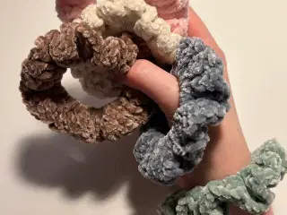 Bløde scrunchies