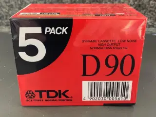Kassettebånd TDK - D90