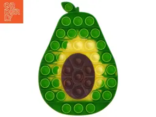Avocado-formet pop-it legetøj (str. 20x14 cm)