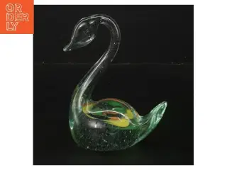 Glas svane dekoration (str. 12 cm)