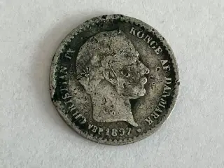10 øre 1897 - Meget slidt