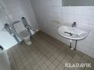 Handicap Toilet og håndvask