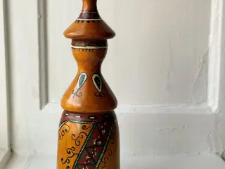 Håndmalet træfigur