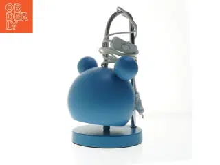 Blå bordlampe (str. 30 cm)