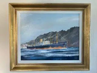 Skibsportræt Andre Jensen, Hasle, Bornholm