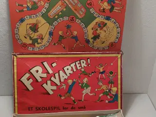 Frikvarter. Gammelt brætspil fra A.Holst.Nr 4068