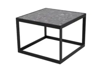 Sofabord/Sidebord i sort og terazzo grå