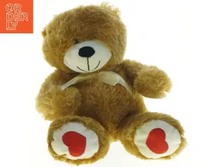 Tøjdyr bamse fra Leico (str. 33 x 18 cm)