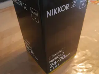 Nikon 24-70 f2,8 s Z mount 