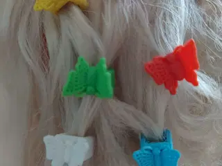 Hårspænder, sommerfugle, 6 stk.