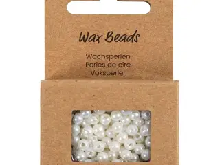 Voksperler, diam. 4 mm, hulstr. 1,5 mm, perlemor, 210stk./ 1 pk.