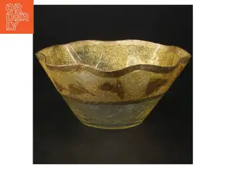 Dekorationsskål i glas (str. Ø. 20 cm)