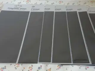 7 magnetplader 10x20 cm 1 mm tyk