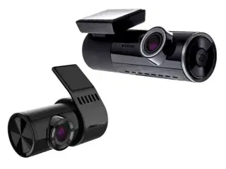 Ampire 12V+24V Dashcam Sæt (for+bag) 2K (QUAD-HD)