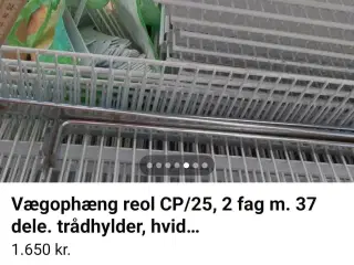 Vægophæng  tøj hylder  sælges 