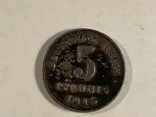 5 Pfennig Germany 1915