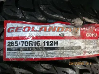 4X4 265/70/16"
