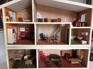 Flot vintage Lundby dukkehus fra 1970’erne