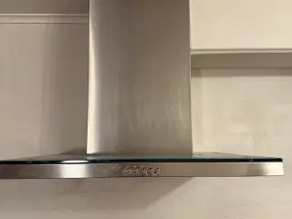 Emhætte i stål og glas, 60 cm
