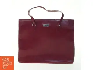 Rød taske fra Lloyd (str. H 28, B 35, D 8 cm)