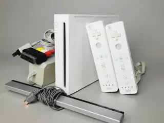 ⭐️· 🎮 Nintendo Wii konsol, hvid, med tilbehør 