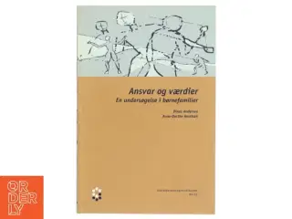 Ansvar og værdier af Dines Andersen (Bog)