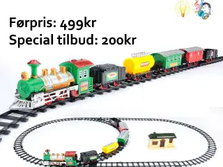 Modeltogsæt med realistisk forlygtelyd