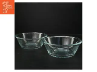 Sæt af to glasskåle (str. 7x20 cm)