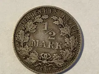 1/2 Mark 1906 Germany