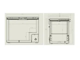  Kummefryser 305 L – B1041 x D743 x H840 mm