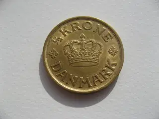 Særdeles flot 1/2 Kr 1926, næst bedst i serien