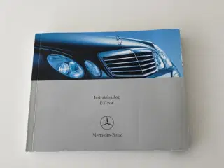Mercedes instruktionsbog Dansk til model W211/S211
