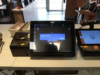 Kasseapparat CBE, bonprinter, pengeskuffe m.m.