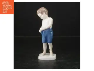 Porcelænsfigur af dreng fra B&G (str. 16 cm)
