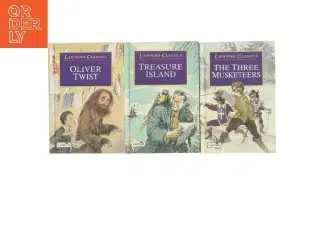 The Three Musketeers, Oliver Twist, Treasure Island