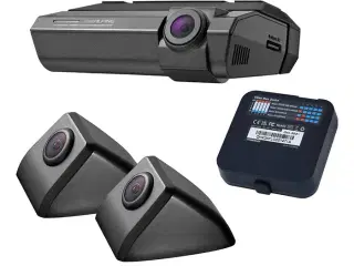 Alpine DVR-F790 dashcam kit m. 2 sidekameraer