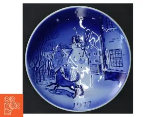 H.C. Andersen juleplatte 1977 fra Desiree (str. Ø 19 cm)