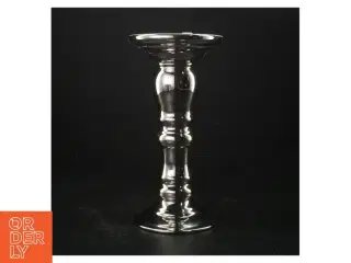 Lene Bjerre Sølvfarvet lysestage (str. 20 cm)