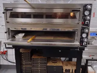 Pizzaovn,køledisk,kasseapparat