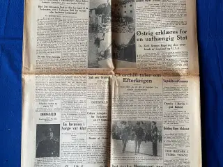 Avis - Sønderjyden - 14. Maj 1945 - Socialdemokraterne samlende kraft i dansk politi ?