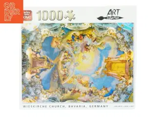 Puslespil med motiv af Wieskirche Kirke fra King (str. 68 x 49 cm)