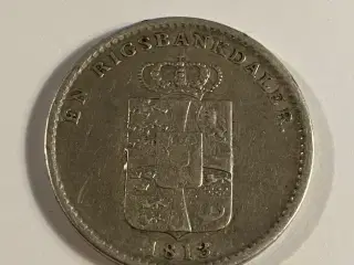 1 Rigsbankdaler 1813 Denmark