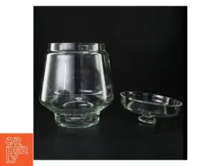 Glas punch bowle serverings skål(str. 27 x 21 cm)